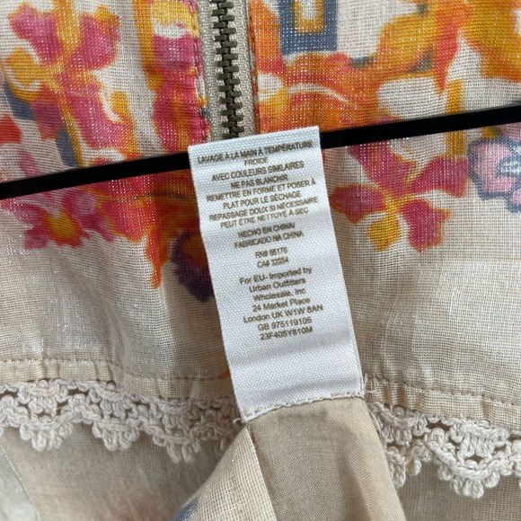 FREE PEOPLE Dress Size 4 Mini Boho Bohemian Sleeveless Mini Festival Concert - Picture 12 of 14